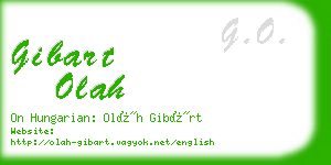 gibart olah business card